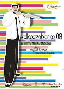 Cartel anunciador de la XXI edición del FOLKPOZOBLANCO’09