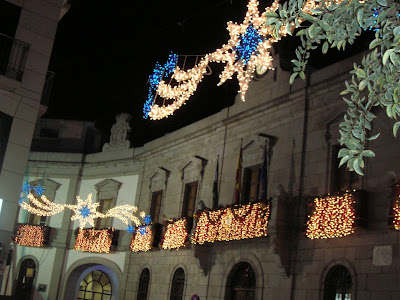 Alumbrado de navidad en el ayuntamiento de Pozoblanco, Navidad 2009. Foto: Pozoblanco News, las noticias y la actualidad de Pozoblanco (Córdoba)* www.pozoblanconews.blogspot.com