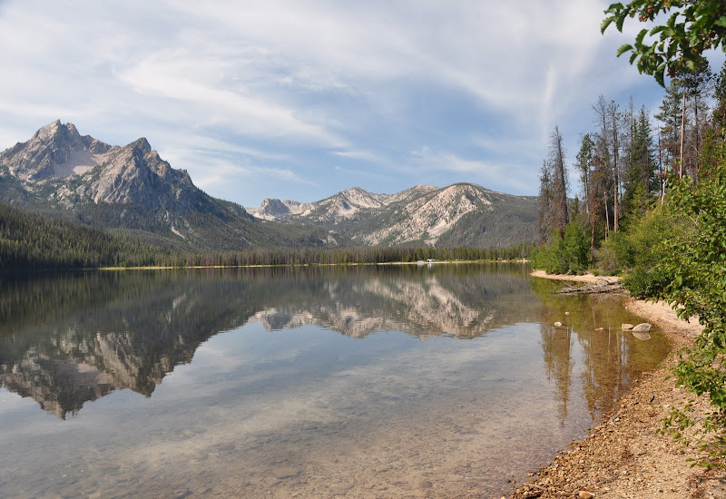 Mt. McGowan reflected in Stanley Lake, Idaho