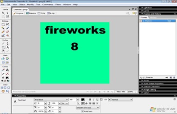 Macromedia fireworks 8