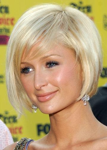 Paris Hilton short bob hairstyles
