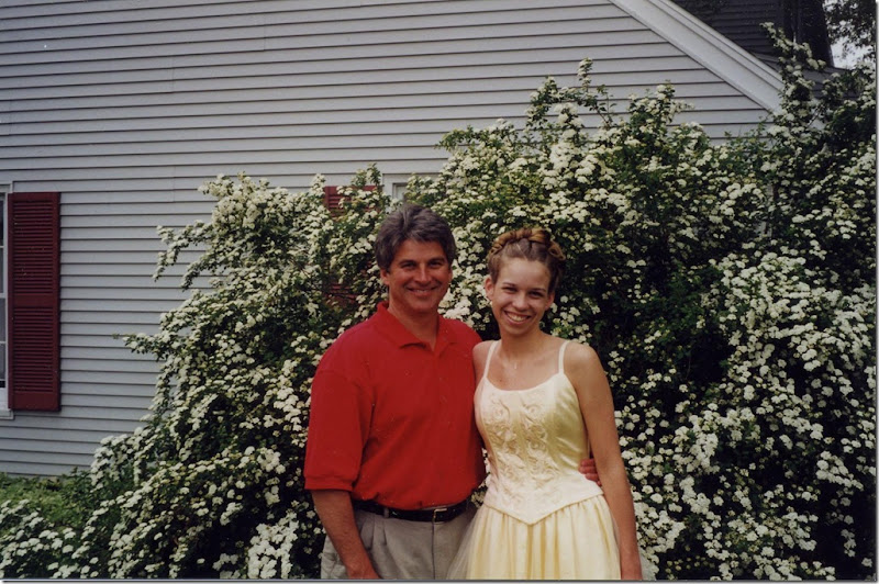 Megs and Dad Prom 99