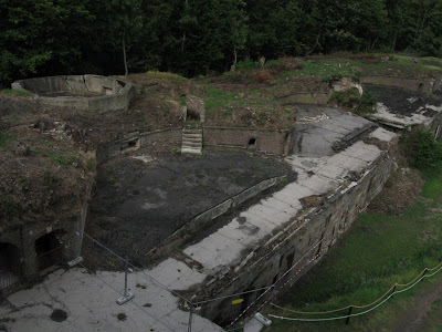 Fort Zachodni - widok ze schronu dowodzenia