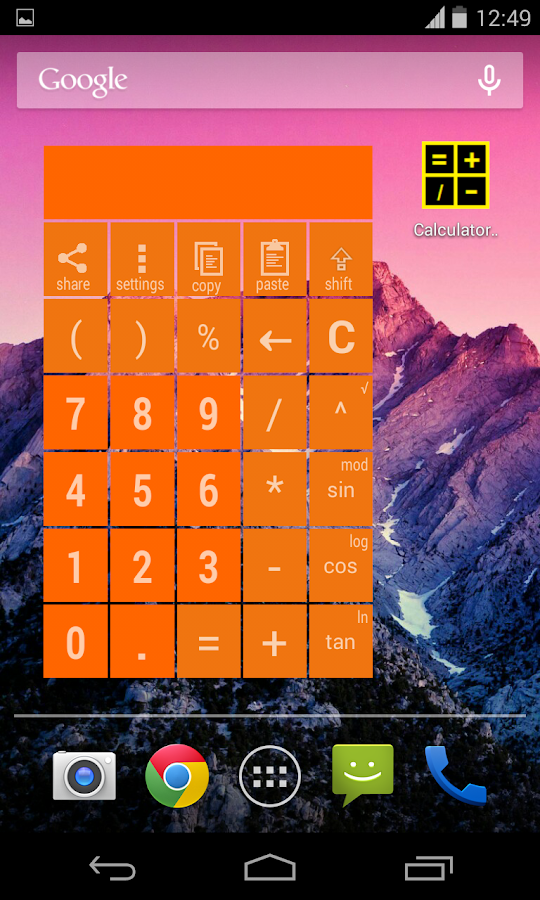 Widget Calculator PRO colorful Android Apps on Google Play