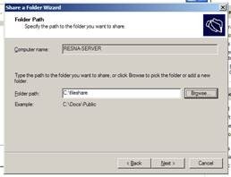 File Server merupakan sebuah komputer yang terdapat dalam sebuah jaringan yang menjadi das Konfigurasi File Server di Windows 2003 Server