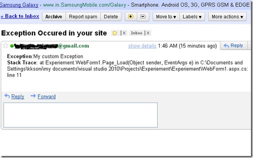 Error Handling in ASP.NET Error Handling in ASP.NET