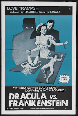 Dracula vs. Frankenstein (1971, USA) movie poster