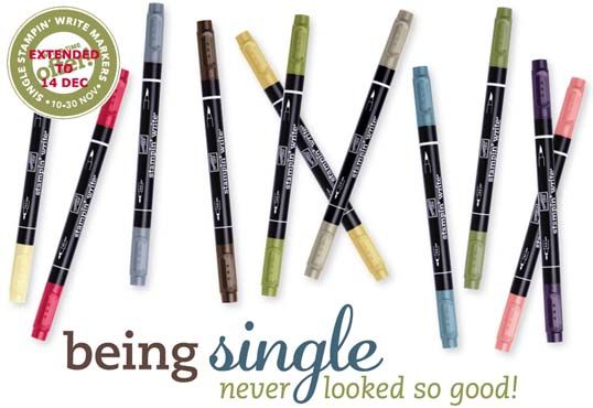 Single Stampin' Write Markers Promotion