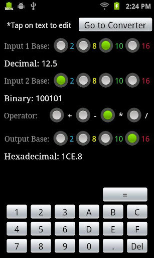 Base Calculator Converter Lite