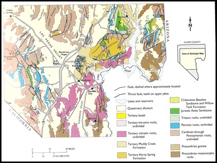 GeologicMapSouthern Nevada