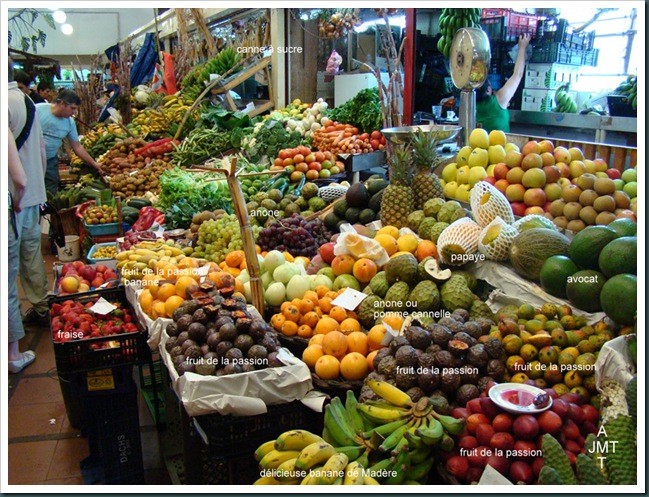 DSC03317-BIS-Funchal-marché aux fruits et légumes BW
