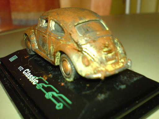 vw beetle rusty (rat style)