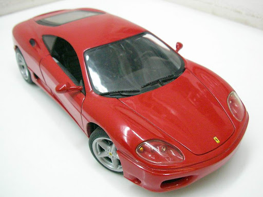 Red 2002 Ferrari 360 Modena F1