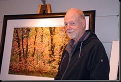 Larry Brenden in his photography studio.
