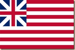 American flag circa 1776
