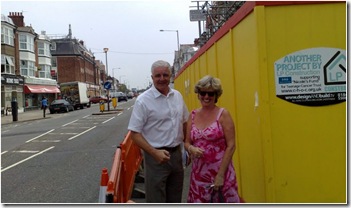 CllrHart with new walkway