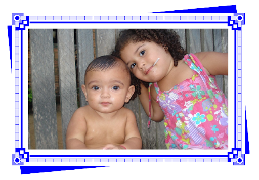 O casal mais lindo do mundo. Pedro e sua prima Ysa