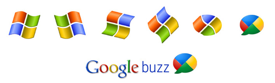 googlebuzz A origem do logo do Google Buzz