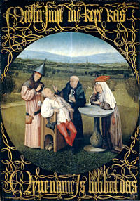 Extracción de la piedra de la locura (El Bosco 1475-1480)