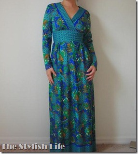 1960 maxi dress