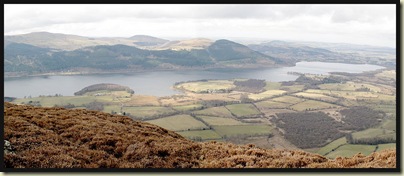 A view from the ascent of Ullock Pike