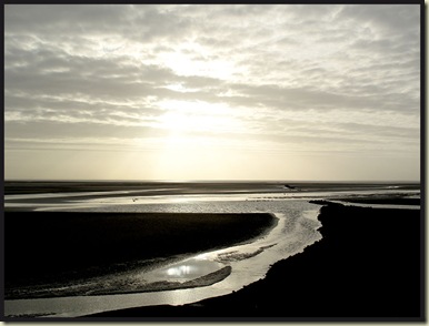 Morecambe Bay in the afternoon