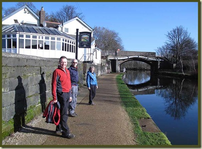 The Bridgewater Canal - outside the Bridge Inn, by Dane Road