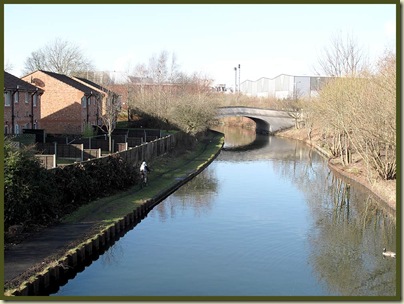 The Bridgewater Canal heads off towards Eccles