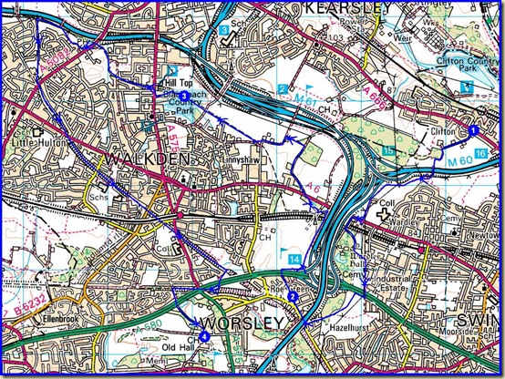 The Salford Trail (Part 2) - 17km, 200 metres ascent, 4.5 hours