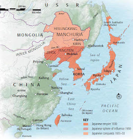 Resultado de imagen de japon 1931 mapa