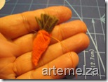 artemelza - cenoura de feltro