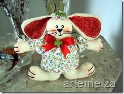 artemelza - boneco coelho de páscoa