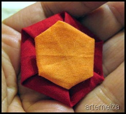 artemelza - fuxico hexagonal