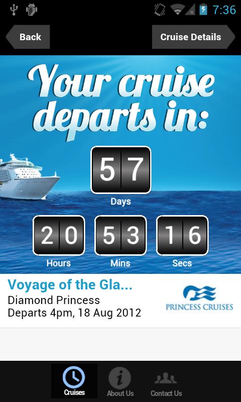 countdown to my carnival cruise app