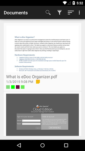 eDoc Organizer Cloud