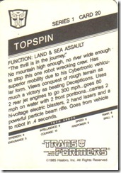 Topspin Back