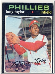Topps 71 Tony Taylor
