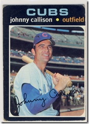 Topps 71 Johnny Callison