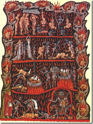 XII Sec Hortus_Deliciarum_-_Hell XII Sec Hortus_Deliciarum_-_Hell