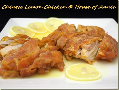 Chinese Lemon Chicken