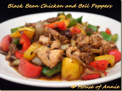Black Bean Chicken and Bell Peppers 1