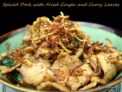 [spiced pork with fried ginger and curry leaves[2].jpg]