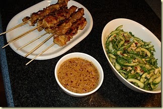 Chicken Sate - twice cooked duck