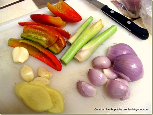 Ingredients for Fragrant Chicken Wings