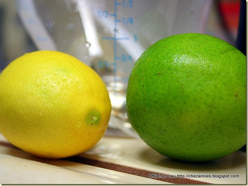 Lemon and Lime for Sweet and Sour