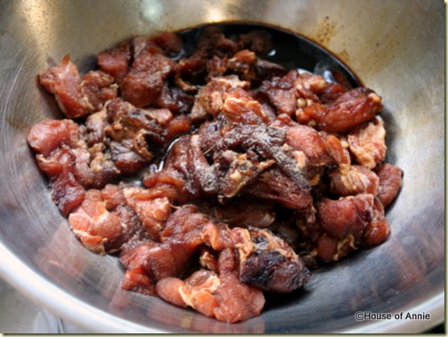 marinating pork