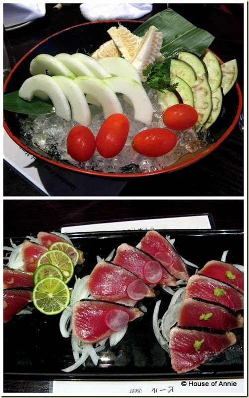 maimon restaurant salad and sashimi