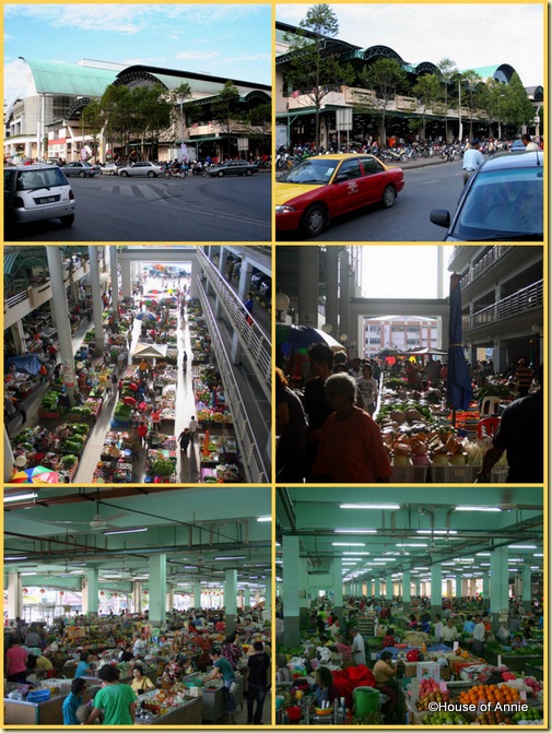 Sibu Central Market Exterior Native and Interior