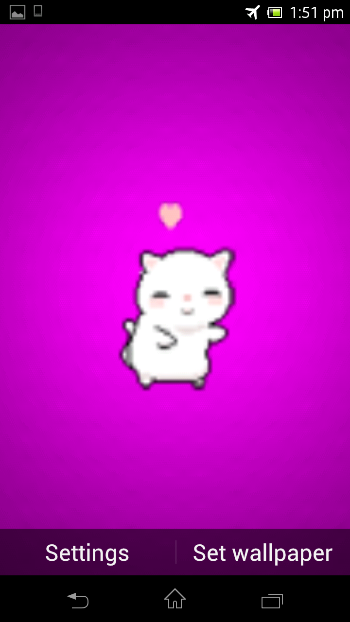Lovely Cat Live Wallpaper Screen 3