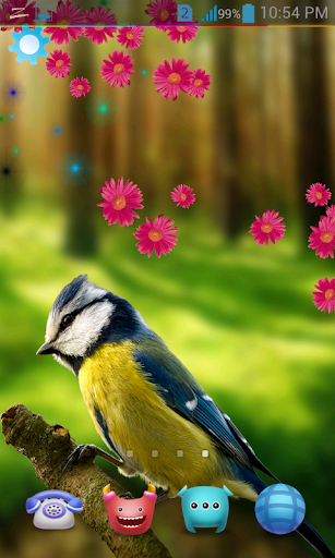 【免費娛樂App】S6 Birds Live Wallpaper 3D-APP點子